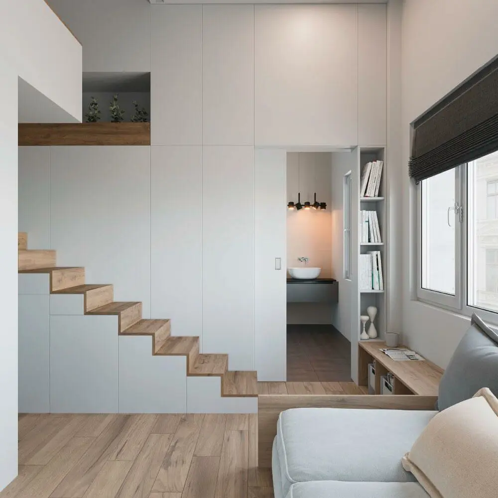 Mikroapartment CAVIS Badezimmer